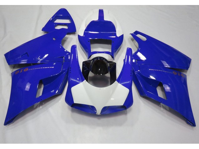Outlet 1993-2005 Ducati 996 748 916 998 Motorcycle Fairings - Gloss Blue & White Outlet 1993-2005 Ducati 996 748 916 998 Motorcycle Fairings - Gloss Blue & White