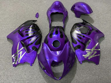 Outlet 1997-2007 Suzuki GSXR 1300 Motorcycle Fairings - Purple and Black