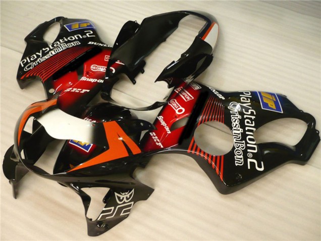 Outlet 1999-2000 Honda CBR600 F4 Motorcycle Fairings - Play Station 2 Design Outlet 1999-2000 Honda CBR600 F4 Motorcycle Fairings - Play Station 2 Design
