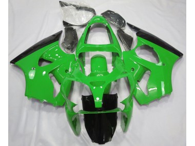 Outlet 2000-2002 Kawasaki ZX6R Motorcycle Fairings - Gloss Green & Black