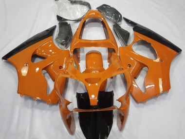 Outlet 2000-2002 Kawasaki ZX6R Motorcycle Fairings - Gloss Orange & Black