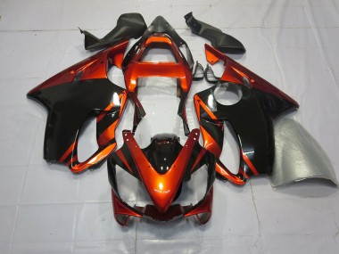 Outlet 2001-2003 Honda CBR600 F4i Motorcycle Fairings - Deep Orange and Black