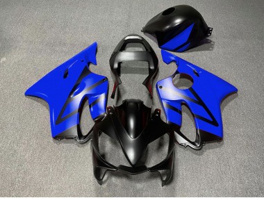 Outlet 2001-2003 Honda CBR600 F4i Motorcycle Fairings - Matte Black and Blue