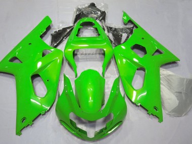 Outlet 2001-2003 Suzuki GSXR 600-750 Motorcycle Fairings - Bright Green
