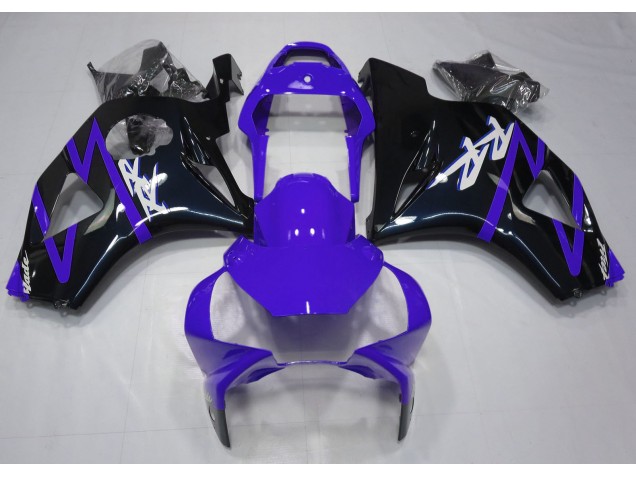 Outlet 2002-2003 Honda CBR954 Motorcycle Fairings - Gloss Black and Purple