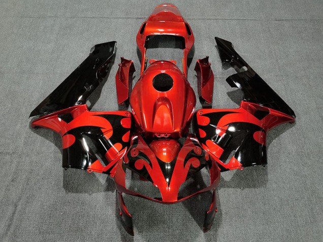 Outlet 2003-2004 Honda CBR600RR Motorcycle Fairings - Gloss Deep Orange Outlet 2003-2004 Honda CBR600RR Motorcycle Fairings - Gloss Deep Orange