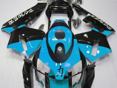 Outlet 2003-2004 Honda CBR600RR Motorcycle Fairings - Light Blue Power