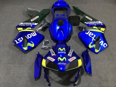 Outlet 2003-2004 Honda CBR600RR Motorcycle Fairings - Movistar