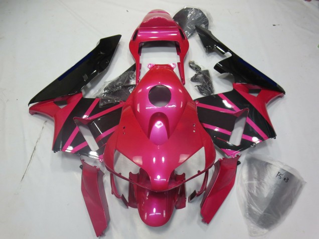 Outlet 2003-2004 Honda CBR600RR Motorcycle Fairings - Pink and Black