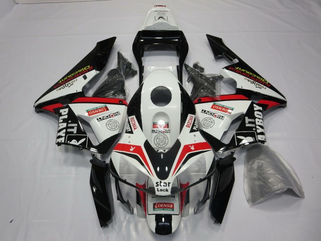 Outlet 2003-2004 Honda CBR600RR Motorcycle Fairings - Red Playboy