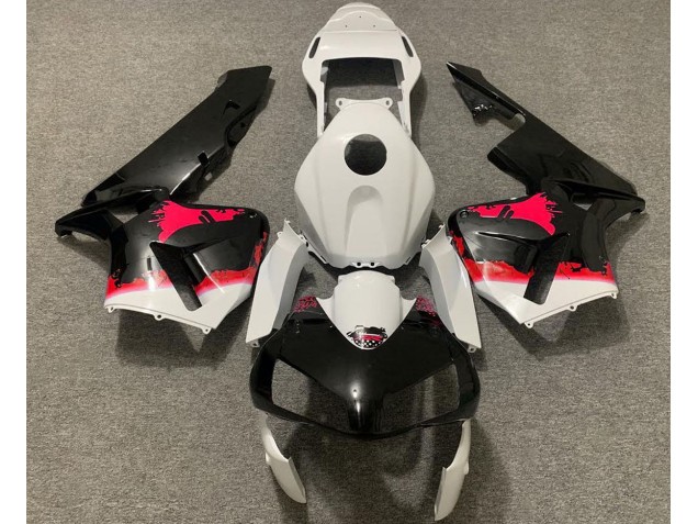 Outlet 2003-2004 Honda CBR600RR Motorcycle Fairings - Red Splatter Outlet 2003-2004 Honda CBR600RR Motorcycle Fairings - Red Splatter