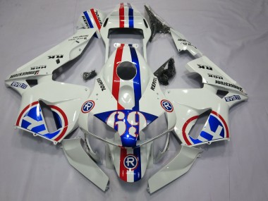Outlet 2003-2004 Honda CBR600RR Motorcycle Fairings - Repsol 69