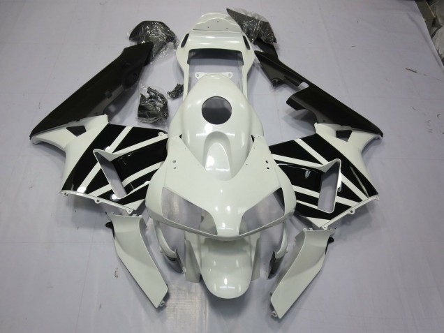 Outlet 2003-2004 Honda CBR600RR Motorcycle Fairings - White & Black OEM
