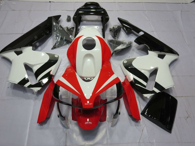 Outlet 2003-2004 Honda CBR600RR Motorcycle Fairings - White Red and Black OEM Outlet 2003-2004 Honda CBR600RR Motorcycle Fairings - White Red and Black OEM