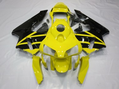 Outlet 2003-2004 Honda CBR600RR Motorcycle Fairings - Yellow & Black OEM Style