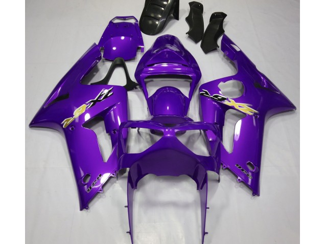 Outlet 2003-2004 Kawasaki ZX6R Motorcycle Fairings - Gloss Purple Outlet 2003-2004 Kawasaki ZX6R Motorcycle Fairings - Gloss Purple