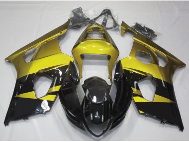 Outlet 2003-2004 Suzuki GSXR 1000 Motorcycle Fairings - Gloss Yellow & Black