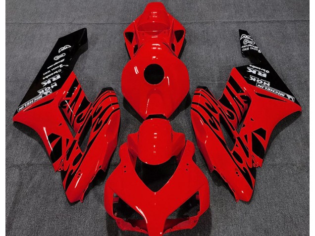 Outlet 2004-2005 Honda CBR1000RR Motorcycle Fairings - Gloss Red Flame Outlet 2004-2005 Honda CBR1000RR Motorcycle Fairings - Gloss Red Flame