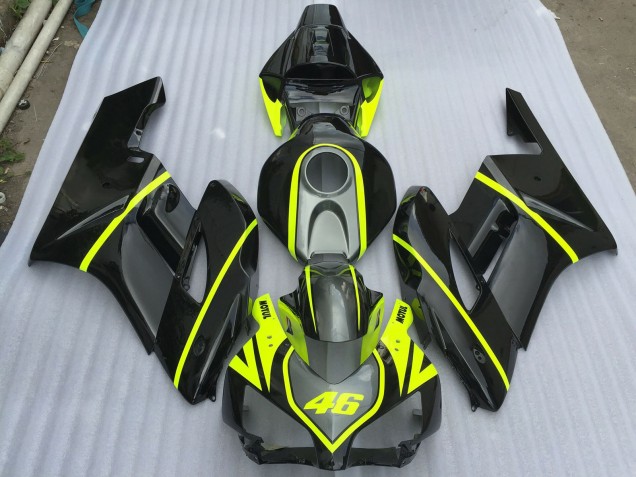 Outlet 2004-2005 Honda CBR1000RR Motorcycle Fairings - Grey Black and High Viz