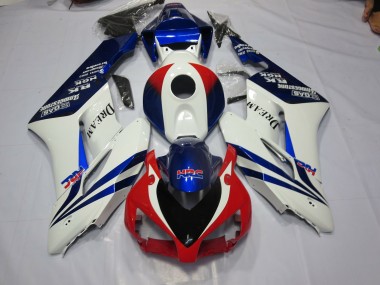 Outlet 2004-2005 Honda CBR1000RR Motorcycle Fairings - HRC Red and White