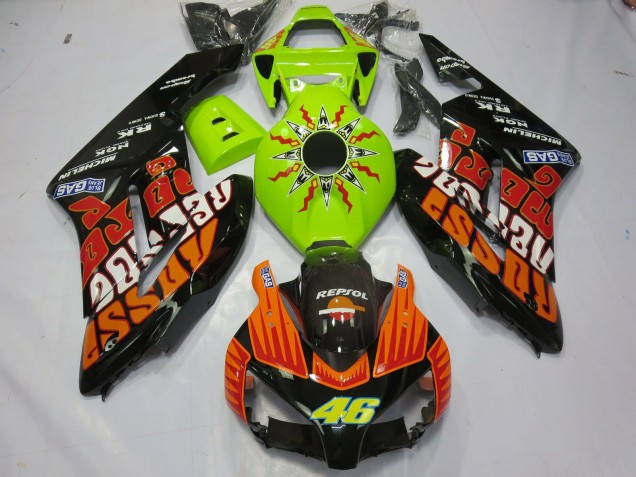 Outlet 2004-2005 Honda CBR1000RR Motorcycle Fairings - Lime Rossi Outlet 2004-2005 Honda CBR1000RR Motorcycle Fairings - Lime Rossi