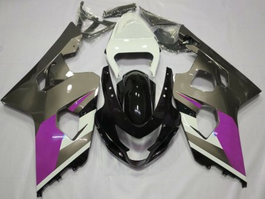 Outlet 2004-2005 Suzuki GSXR 600-750 Motorcycle Fairings - Gloss Grey