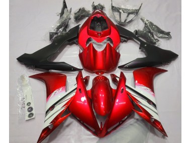 Outlet 2004-2006 Yamaha R1 Motorcycle Fairings - Bright Red & White