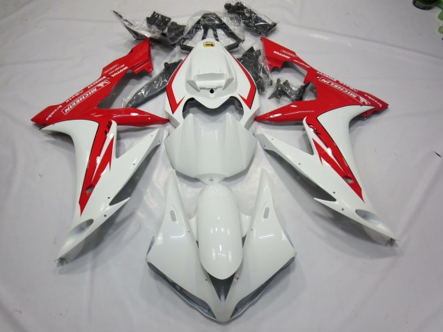 Outlet 2004-2006 Yamaha R1 Motorcycle Fairings - White and Red Style