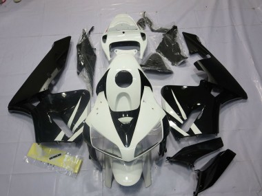 Outlet 2005-2006 Honda CBR600RR Motorcycle Fairings - Black and White