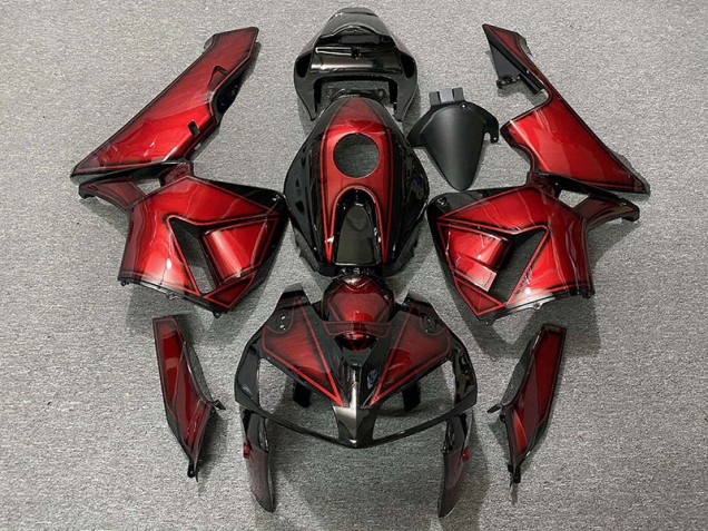 Outlet 2005-2006 Honda CBR600RR Motorcycle Fairings - Deep Candy Red Outlet 2005-2006 Honda CBR600RR Motorcycle Fairings - Deep Candy Red
