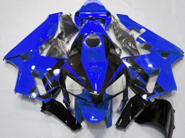 Outlet 2005-2006 Honda CBR600RR Motorcycle Fairings - Gloss Blue & Black Design