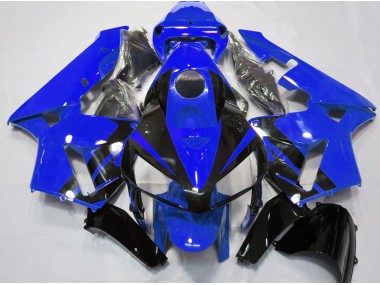 Outlet 2005-2006 Honda CBR600RR Motorcycle Fairings - Gloss Blue & Black Design
