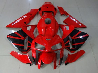 Outlet 2005-2006 Honda CBR600RR Motorcycle Fairings - Gloss Red