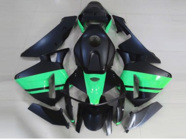 Outlet 2005-2006 Honda CBR600RR Motorcycle Fairings - Matte Black & Special Green