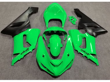 Outlet 2005-2006 Kawasaki ZX6R Motorcycle Fairings - Gloss Green