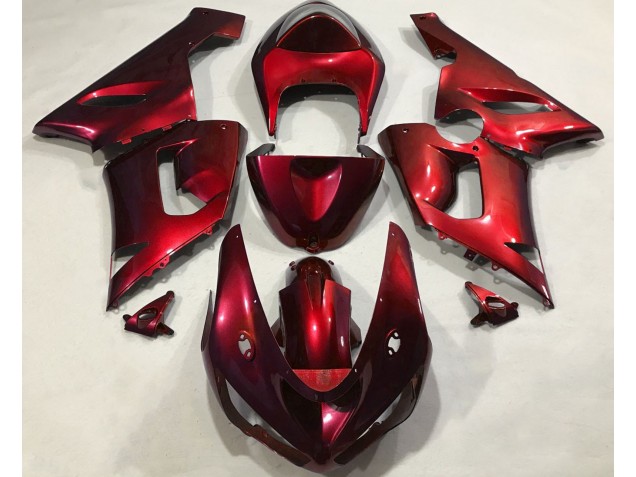 Outlet 2005-2006 Kawasaki ZX6R Motorcycle Fairings - Metallic Red Outlet 2005-2006 Kawasaki ZX6R Motorcycle Fairings - Metallic Red