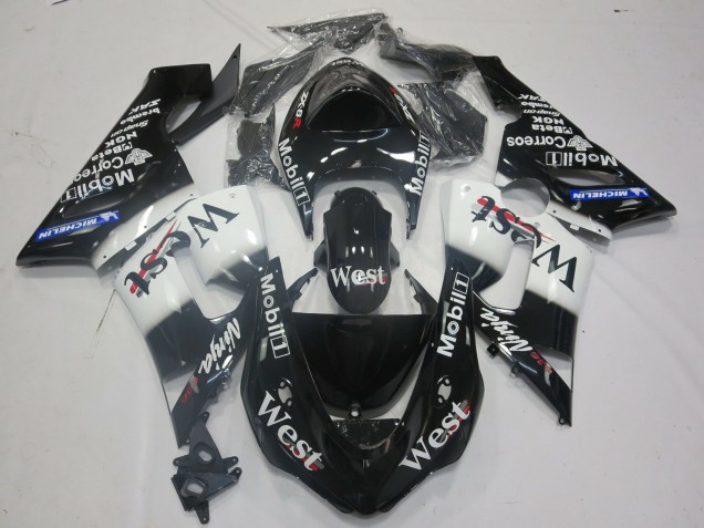Outlet 2005-2006 Kawasaki ZX6R Motorcycle Fairings - West