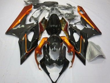 Outlet 2005-2006 Suzuki GSXR 1000 Motorcycle Fairings - Burnt Orange and Black