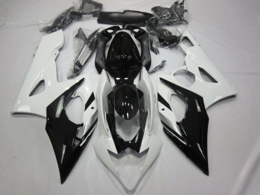 Outlet 2005-2006 Suzuki GSXR 1000 Motorcycle Fairings - White Black and Silver