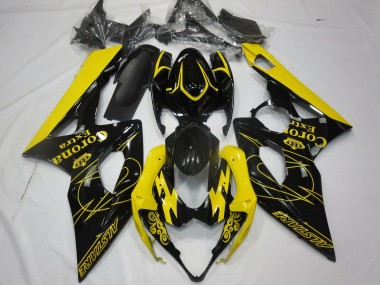 Outlet 2005-2006 Suzuki GSXR 1000 Motorcycle Fairings - Yellow Corona