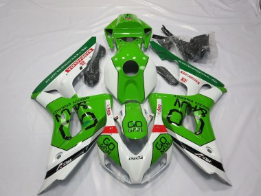 Outlet 2006-2007 Honda CBR1000RR Motorcycle Fairings - Green and White