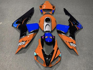 Outlet 2006-2007 Honda CBR1000RR Motorcycle Fairings - Orange Shark