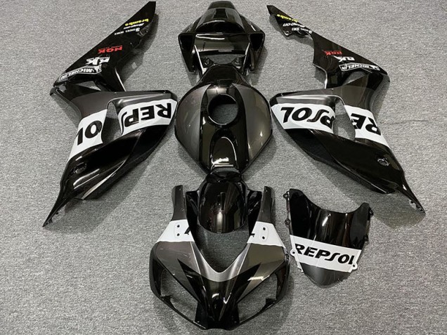 Outlet 2006-2007 Honda CBR1000RR Motorcycle Fairings - Silver Repsol Outlet 2006-2007 Honda CBR1000RR Motorcycle Fairings - Silver Repsol