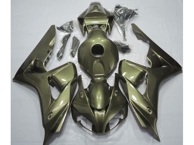 Outlet 2006-2007 Honda CBR1000RR Motorcycle Fairings - Solid Olive