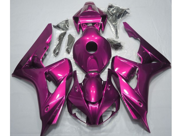 Outlet 2006-2007 Honda CBR1000RR Motorcycle Fairings - Solid Pink