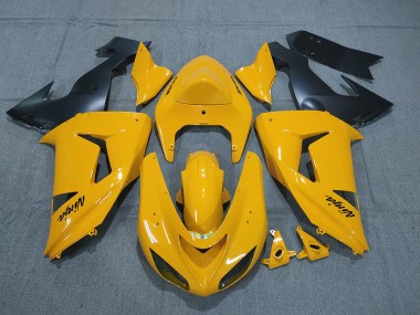 Outlet 2006-2007 Kawasaki ZX10R Motorcycle Fairings - Pearl Yellow