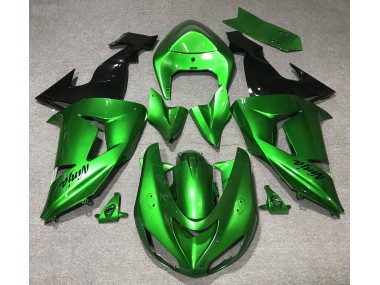 Outlet 2006-2007 Kawasaki ZX10R Motorcycle Fairings - Reptile Green
