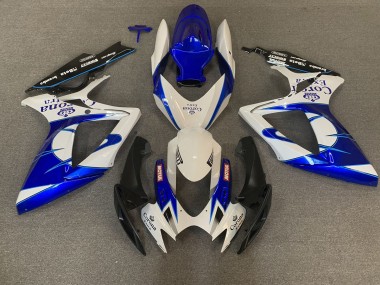Outlet 2006-2007 Suzuki GSXR 600-750 Motorcycle Fairings - Blue Corona