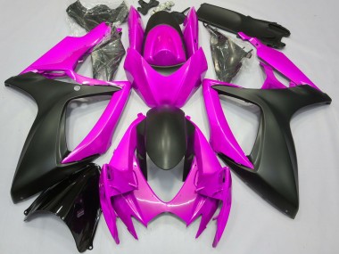 Outlet 2006-2007 Suzuki GSXR 600-750 Motorcycle Fairings - Hot Pink