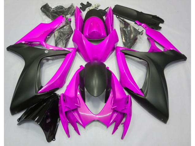Outlet 2006-2007 Suzuki GSXR 600-750 Motorcycle Fairings - Hot Pink Outlet 2006-2007 Suzuki GSXR 600-750 Motorcycle Fairings - Hot Pink